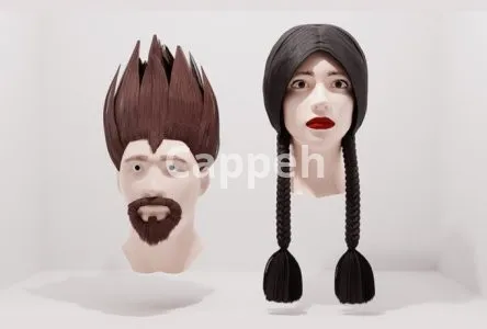 I will create 3d character and reference realistic hair design