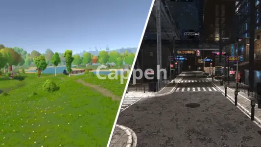 I will create a 3d environment for mobile games