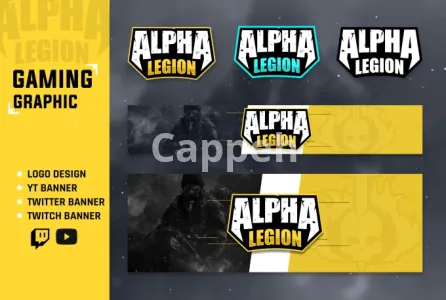 I will creat 3d gaming logo, banner for you