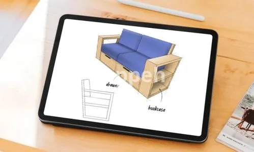 I will digital sketch your product