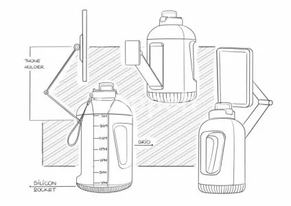 I will sketch product ideas for your concept