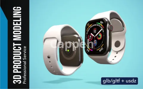 I will provide glb, gltf and usdz models for website