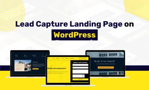 I will develop a lead capture landing page on godaddy or wordpress