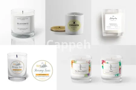 I will design luxury candle label, candle logo and product label