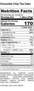 I will customize an fda compliant nutrition facts label