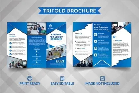 I will design trifold, bifold brochure, flyer, leaflet, postcard, business catalog