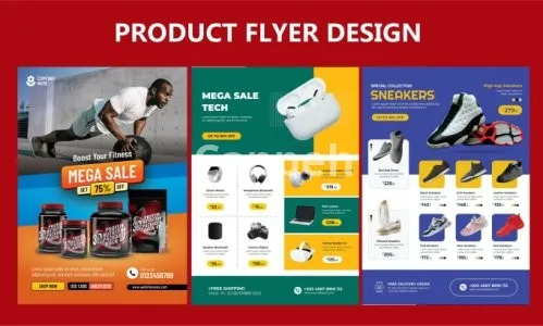 I will design exciting product flyer, sell sheet, bifold, handbook