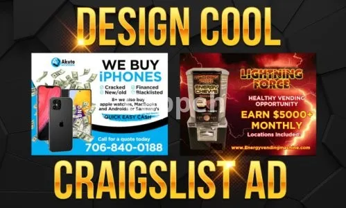 I will design cool craigslist ad, get more clicks