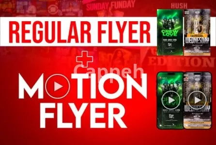 I will create an awesome animation motion flyer poster for event, party or club