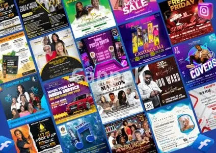 I will create digital flyer insta, fb and craigslist ads in 6 hours