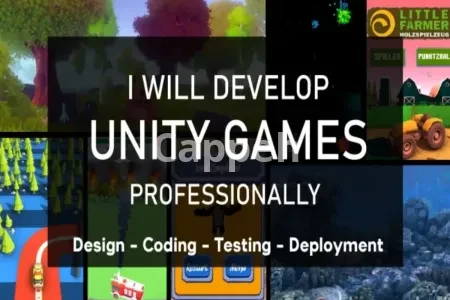 I will develop unity games professionally