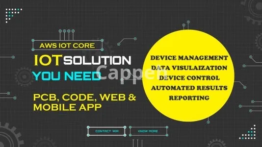 I will do iot project pcb, AWS, esp32,pi,lora,mqtt, mobile, web app
