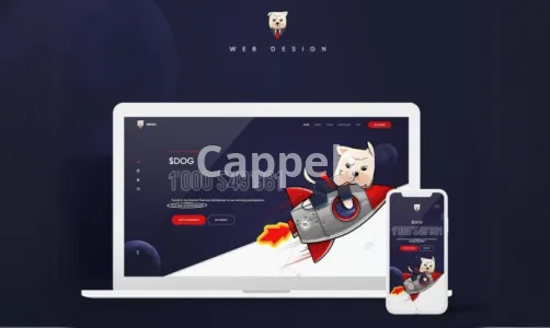 I will create crypto token website, coin or meme website