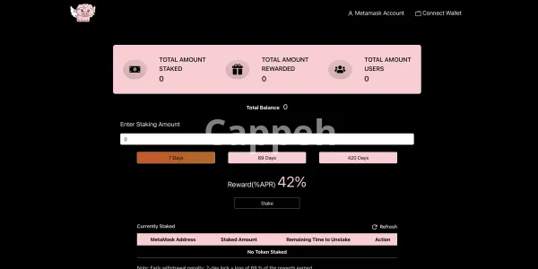 I will create your staking and bnb mining website