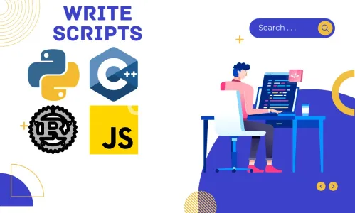 I will write efficient scripts for you in rust python cpp javascript