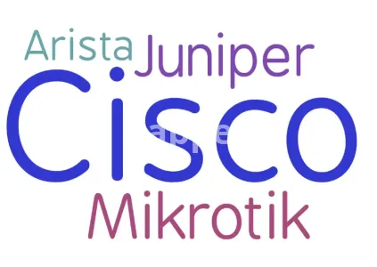 I will configure cisco, juniper, mikrotik, arista, dell