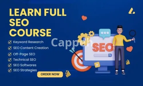 I will teach full SEO course live on zoom