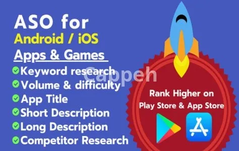 I will do aso and write descriptions for your apps and games
