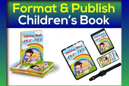 I will do children book formatting and publishing on amazon KDP ingramspark and lulu