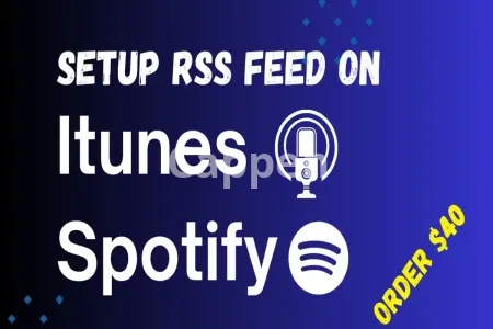 I will setup podcast on itunes,spotify,google podcasts