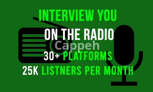 I will interview you on audacy, tune in and 30 different platforms