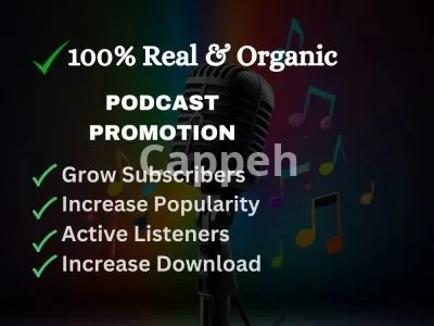 I will do natura podcast promotion expand audience on all platforms