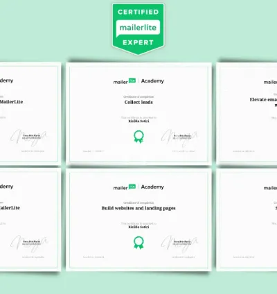 I will set up mailerlite email marketing, automation, landing pages