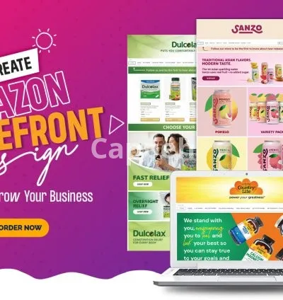 I will develop amazon brand store and storefront design