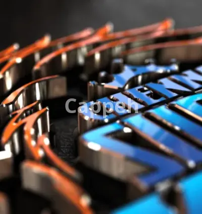 I will create 3d animation metal logo reveal