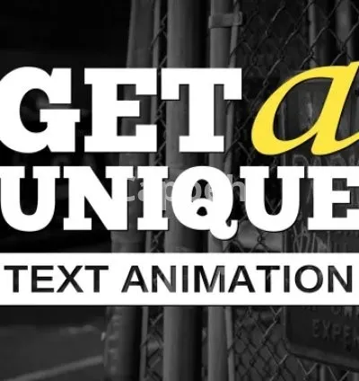 I will create a custom, kinetic dynamic 2d text animation video