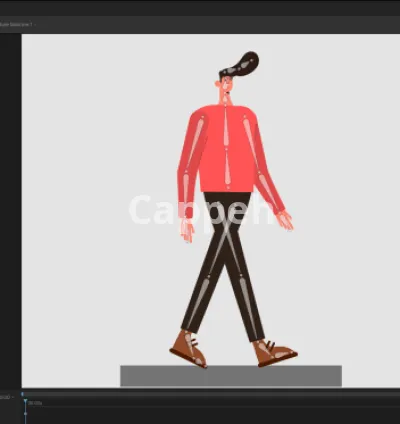 I will do 2d interactive character animation in rive