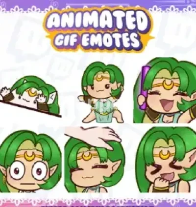 I will create vtuber animated emotes or alert for twitch, discord, etc