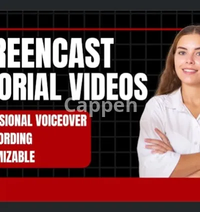 I will create HD screencast tutorial or explainer video for website, app with voiceover