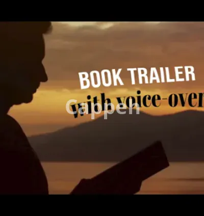 I will produce motivational book trailer with voice