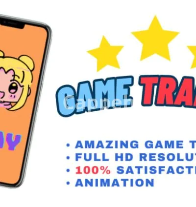 I will create game trailer for your games