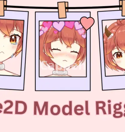 I will rig vtuber model in live2d cheap and fast two day delivery