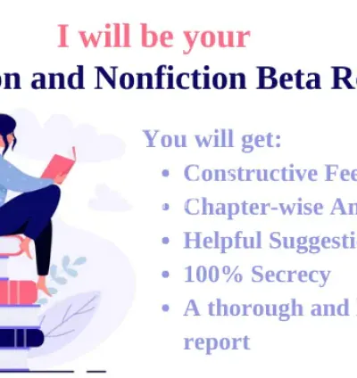 I will beta read your novel or short story affordable price