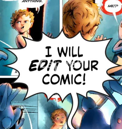 I will edit your comic book
