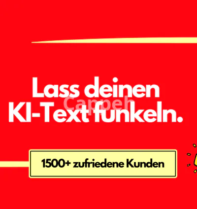 I will edit and improve your ai content in german