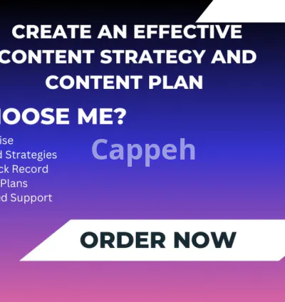 I will create an effective content strategy and content plan for SEO blog