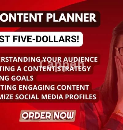 I will plan a lucrative content strategy for your social media