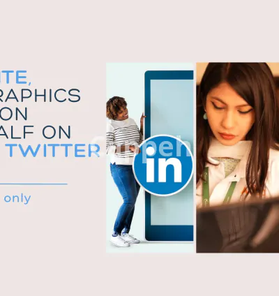 I will manage content creation and posting for linkedin and twitter