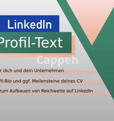 I will write your german linkedin profile text portrait