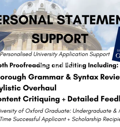 I will perfect your university personal statement