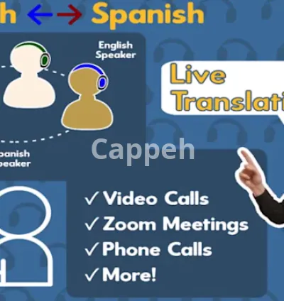 I will be your live english and spanish translator and interpreter