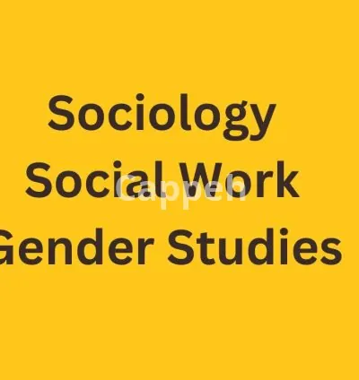 I will write on sociology, social work, gender studies, social psychology