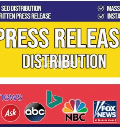 I will do press release distribution in 24hrs