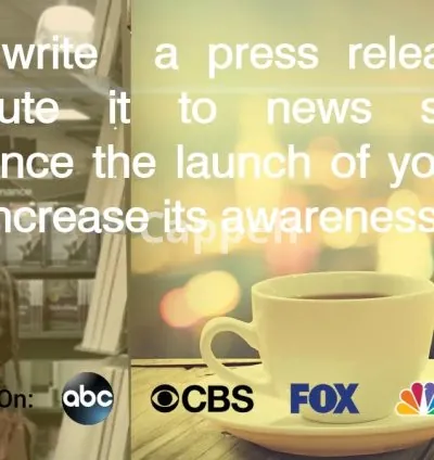 I will write and distribute your press release for your book