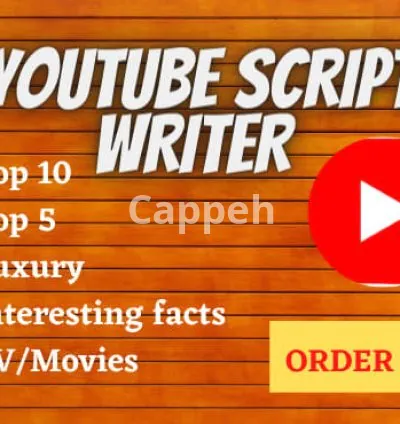 I will be your youtube script writer