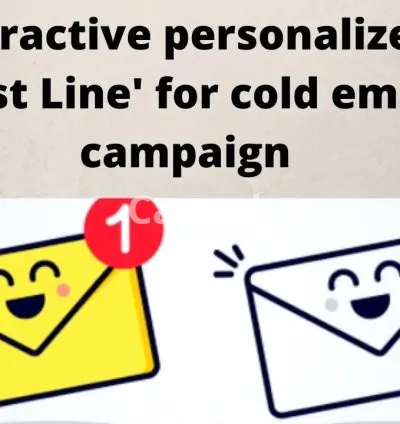 I will write personalized first lines to increase email responses